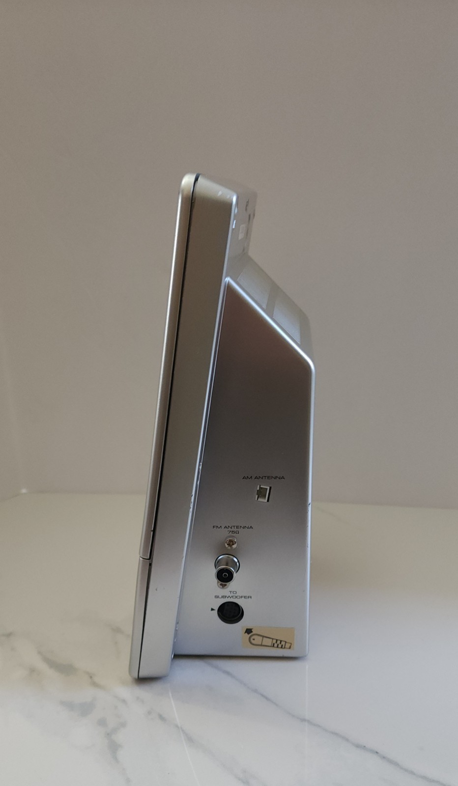 TEAC Micro Hi-Fi System CD-X8 Silver Receiver/CD Player