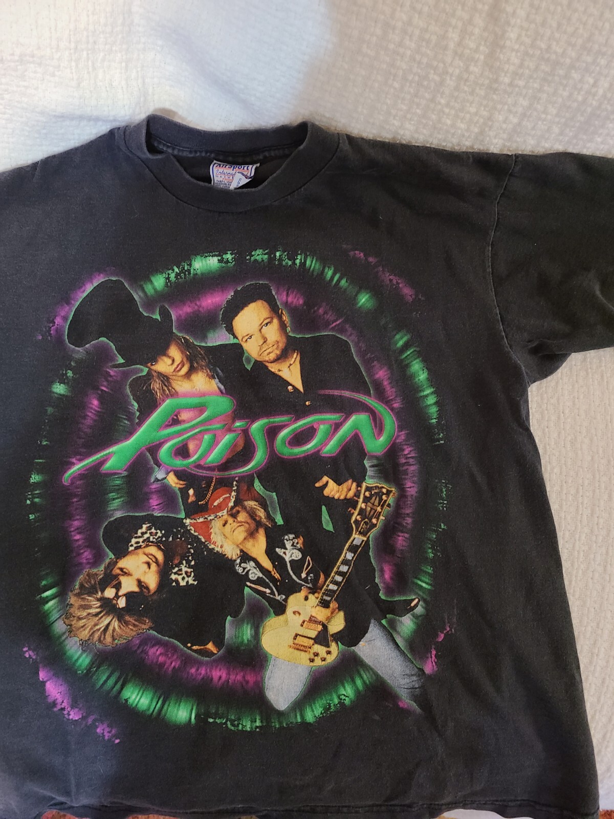 Poison American Tour 1999 Tour T-Shirt All Sport International Rare Size M