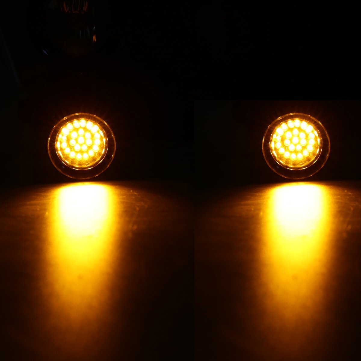 LED Black Fairing Mounted Driving Lights&Turn Signals For Harley FLHT 2014-2023