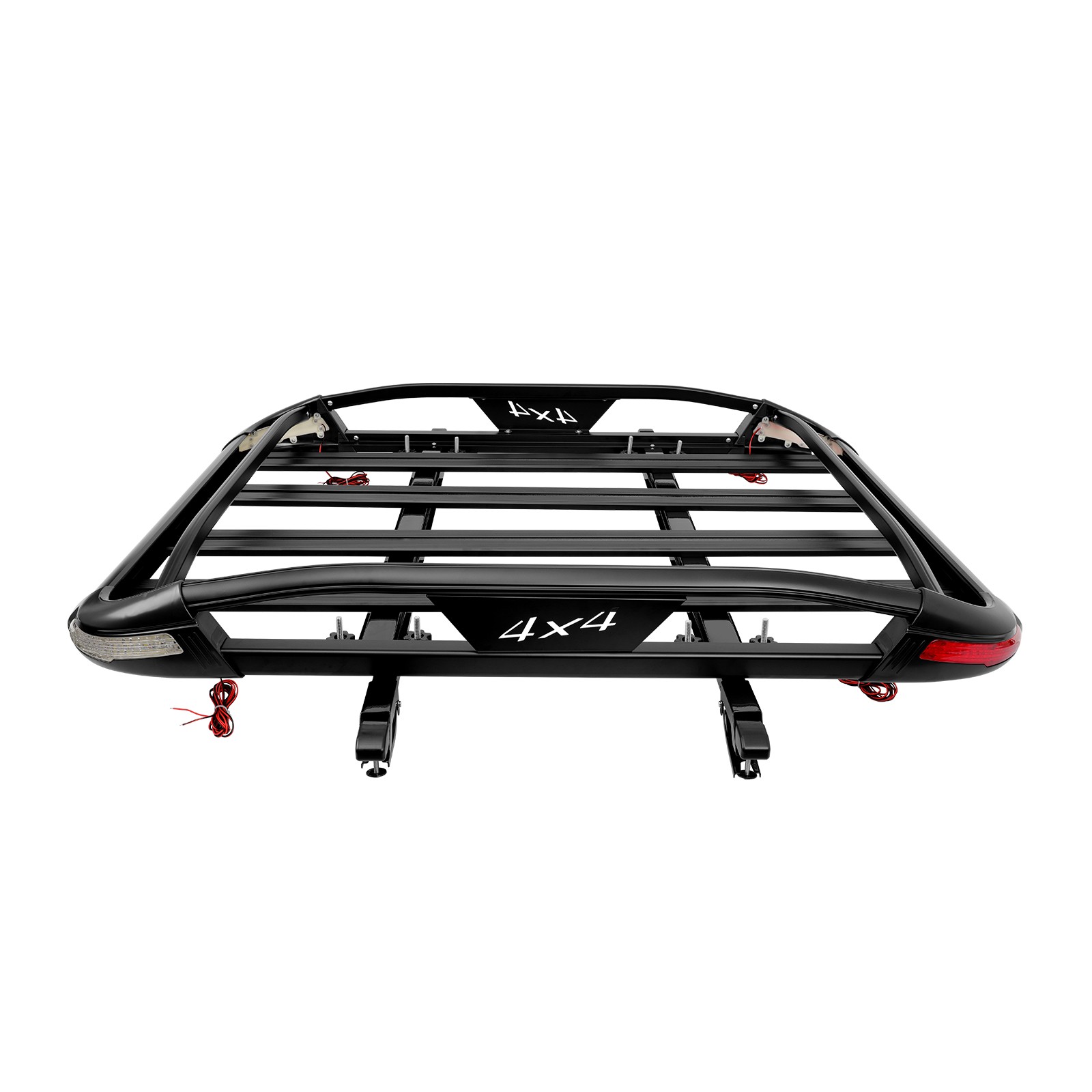 For Mini Cooper Aluminum Top Roof Rack Cargo Carrier Basket Holder w/ LED Lights