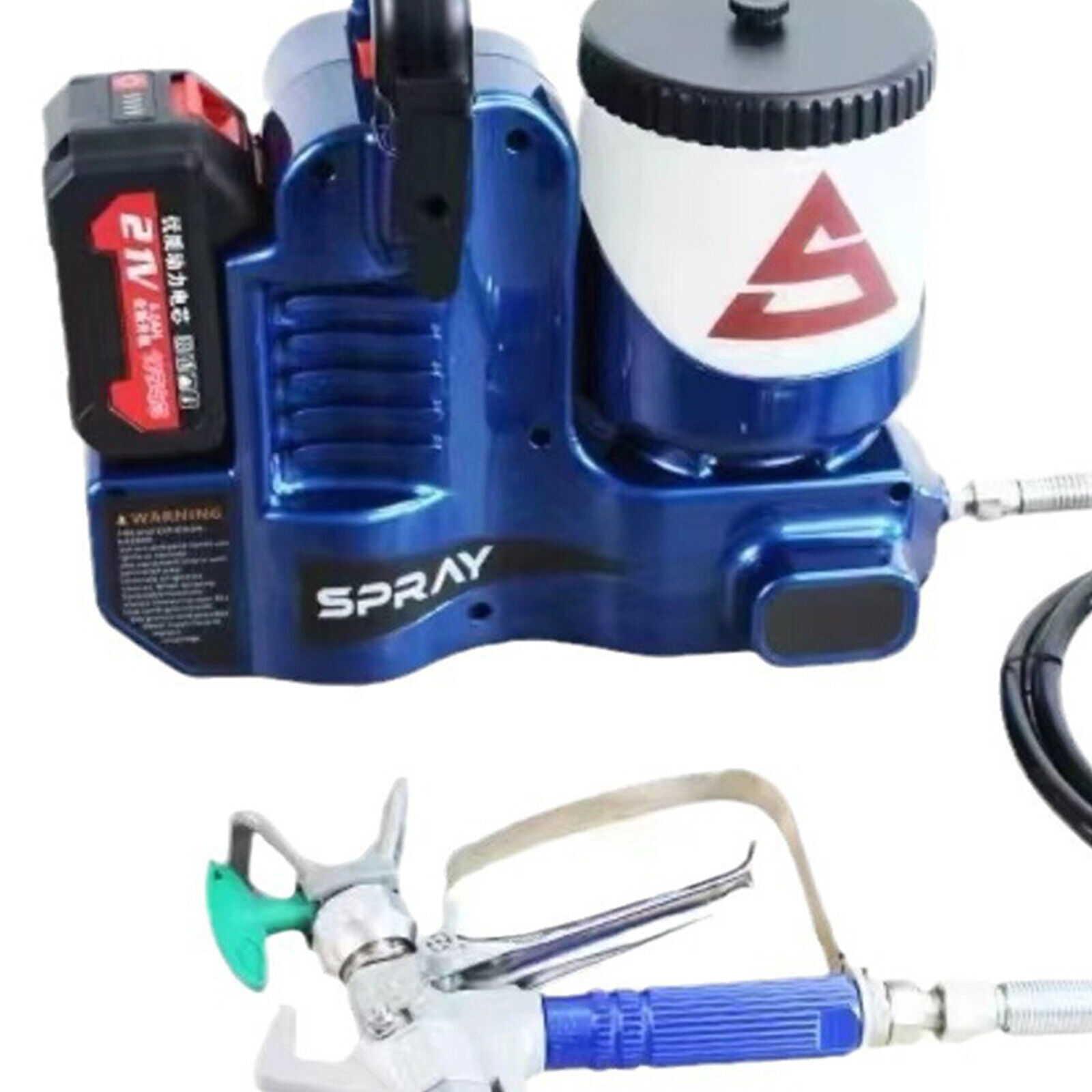 For Makita Airless Paint Sprayer Sprayer for Wall Paints Varnishes 18-21VBatteg9