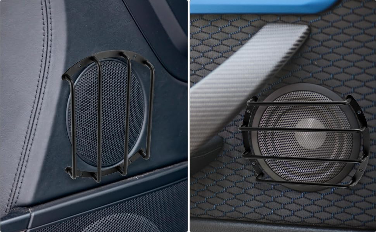 8 Inch Bar-Type Subwoofer Grill Satin Black Finish, Compatible with Most round C