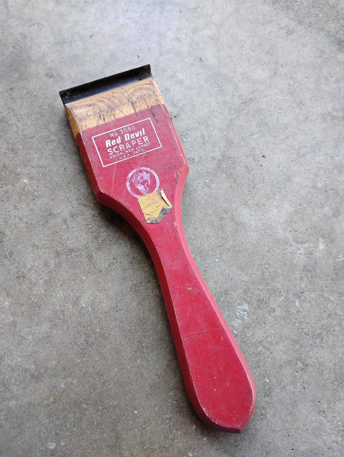 Vintage Red Devil Paint No.3050 Scraper 2-1/2" Blade USA