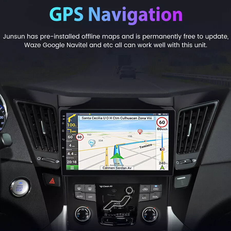 Android13 4+64GB Carplay Car Stereo Radio For Hyundai Sonata 2011-2015 GPS Navi