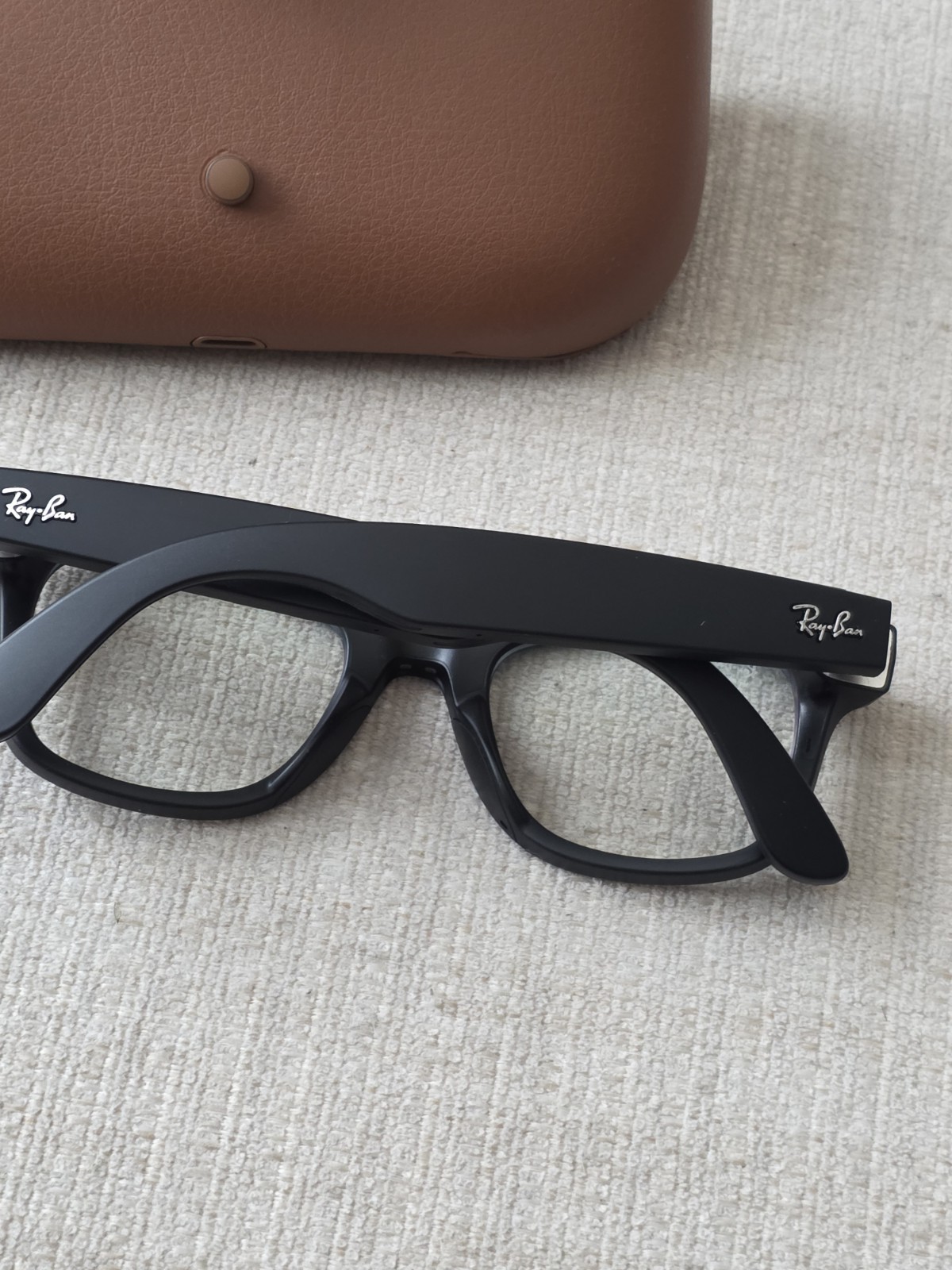 Ray-Ban Meta Wayfarer Gen 1 Matte Black, 50-22 Transitions Green - RW4006 601S1M