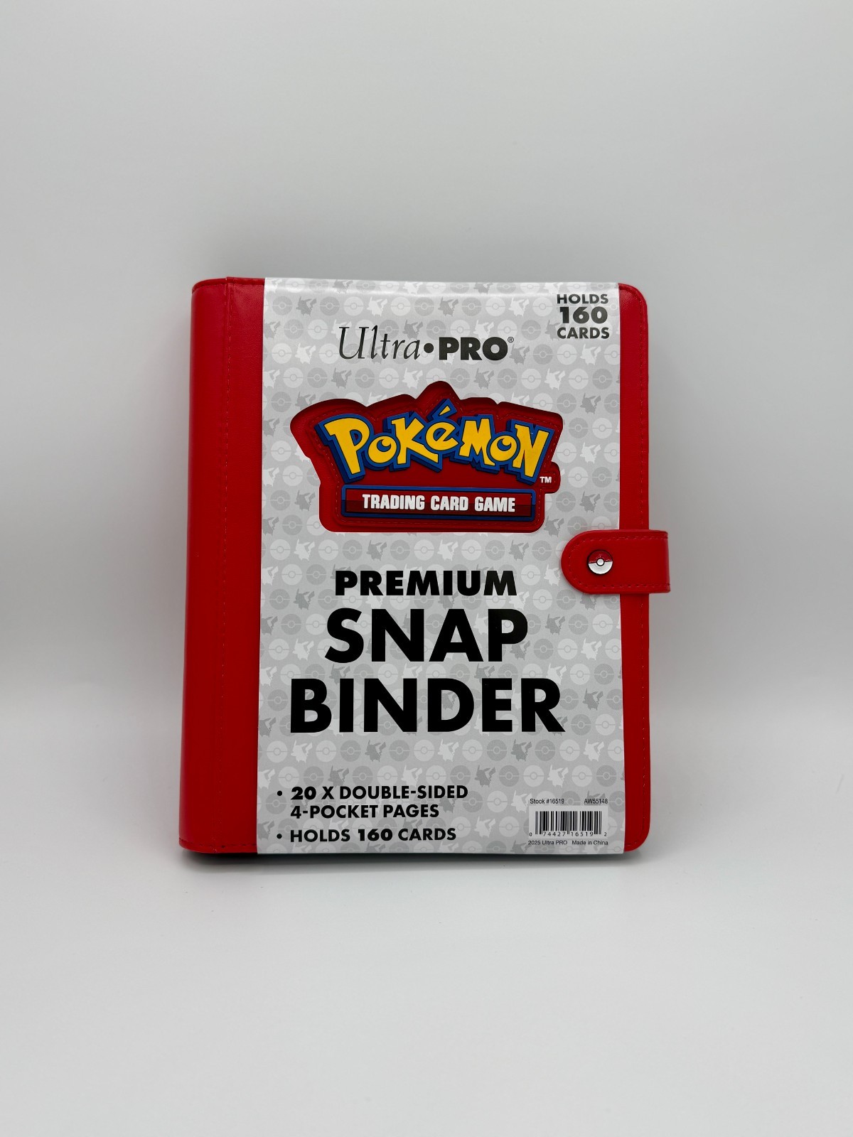 Ultra Pro - Red Pokemon Premium Snap Binder