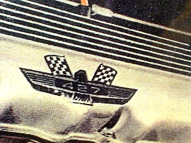 THREE VINTAGE 1960's FORD 427 OHC SOHC DRAGGIN ENGINE ADVERTISING PAPER POSTERS