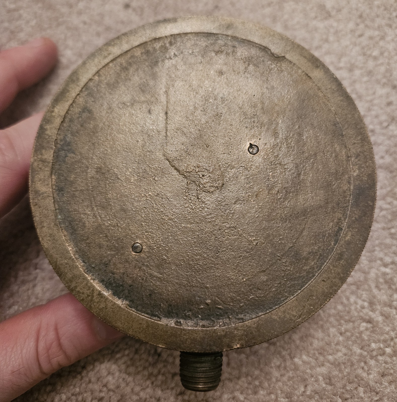 The Kelly And James Co Pittsburgh PA Steam Gauge Star Brass Mfg Antique Pressure