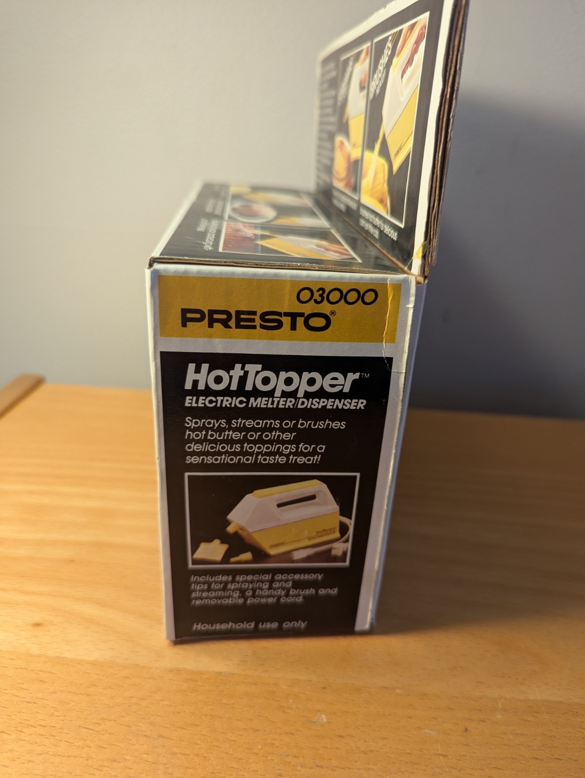 Vintage Presto Hot Topper Automatic Electric Melter Dispenser #03000 NOS