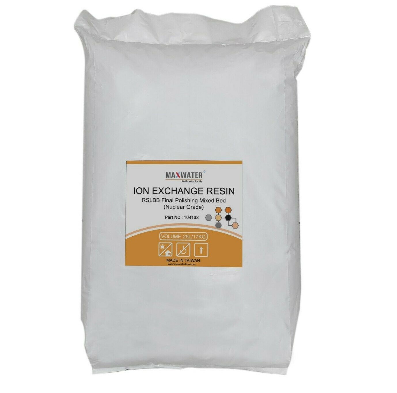 Ion Exchange Mixed Bed Virgin DI Resin 1 cubic foot - 48 lb's , Window Car Wash