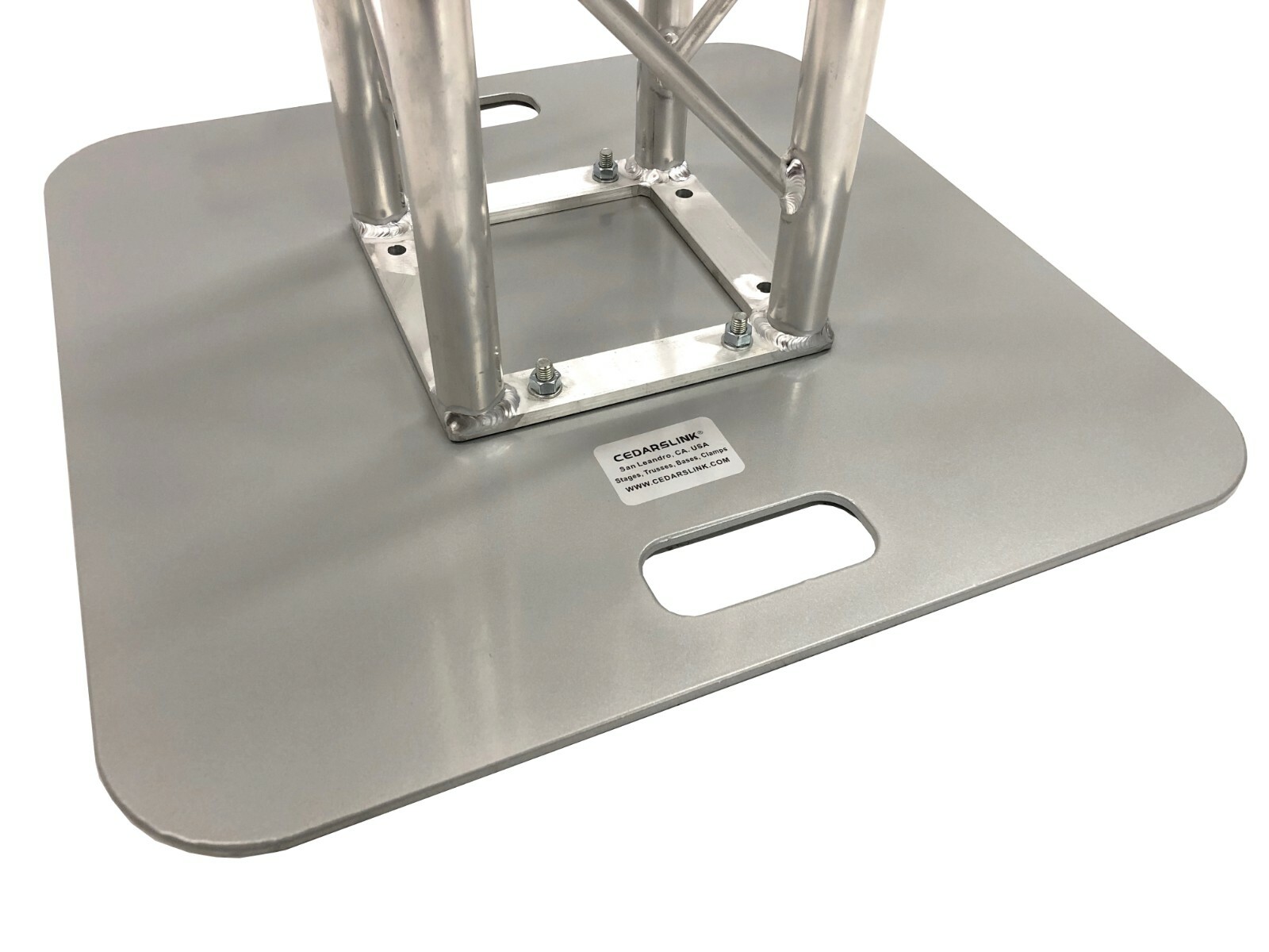 2 DJ Lighting 3.28 ft Bolted Aluminum 8"x8" Truss Light Weight Dual Totem System