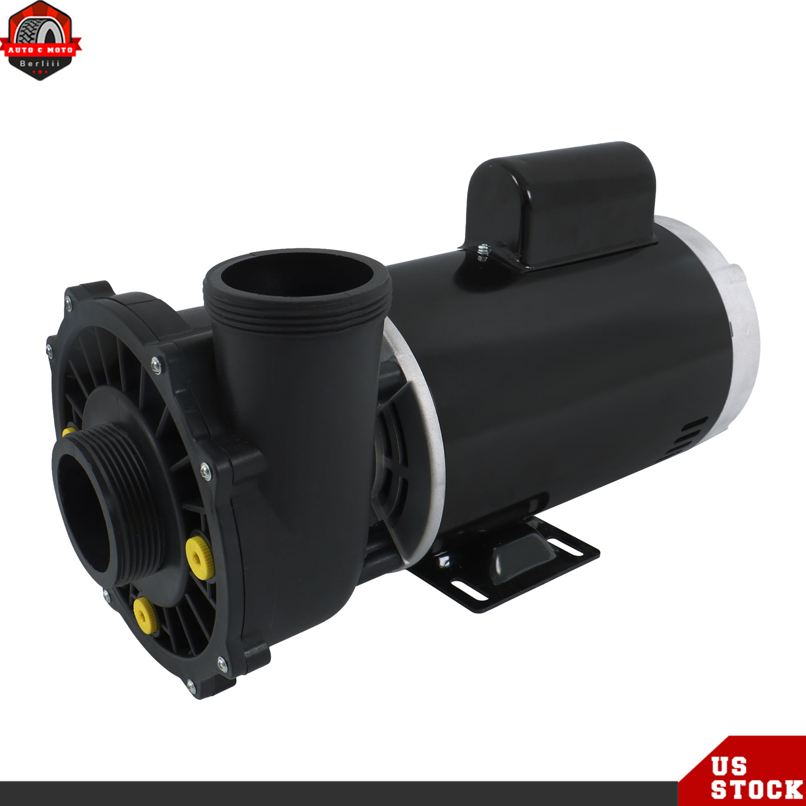 3721621-1D Plastics Executive 56 Frame 4 HP Spa Pump, 230-Volt Swimming Hot Tubs