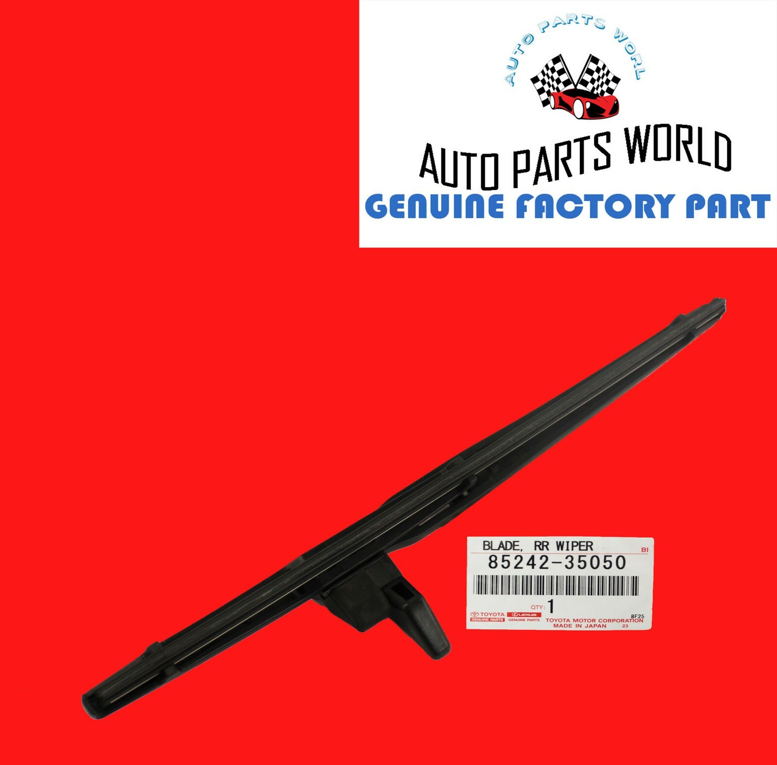 NEW GENUINE OEM TOYOTA 2010-2023 4RUNNER REAR WINDOW WIPER BLADE 85242-35050