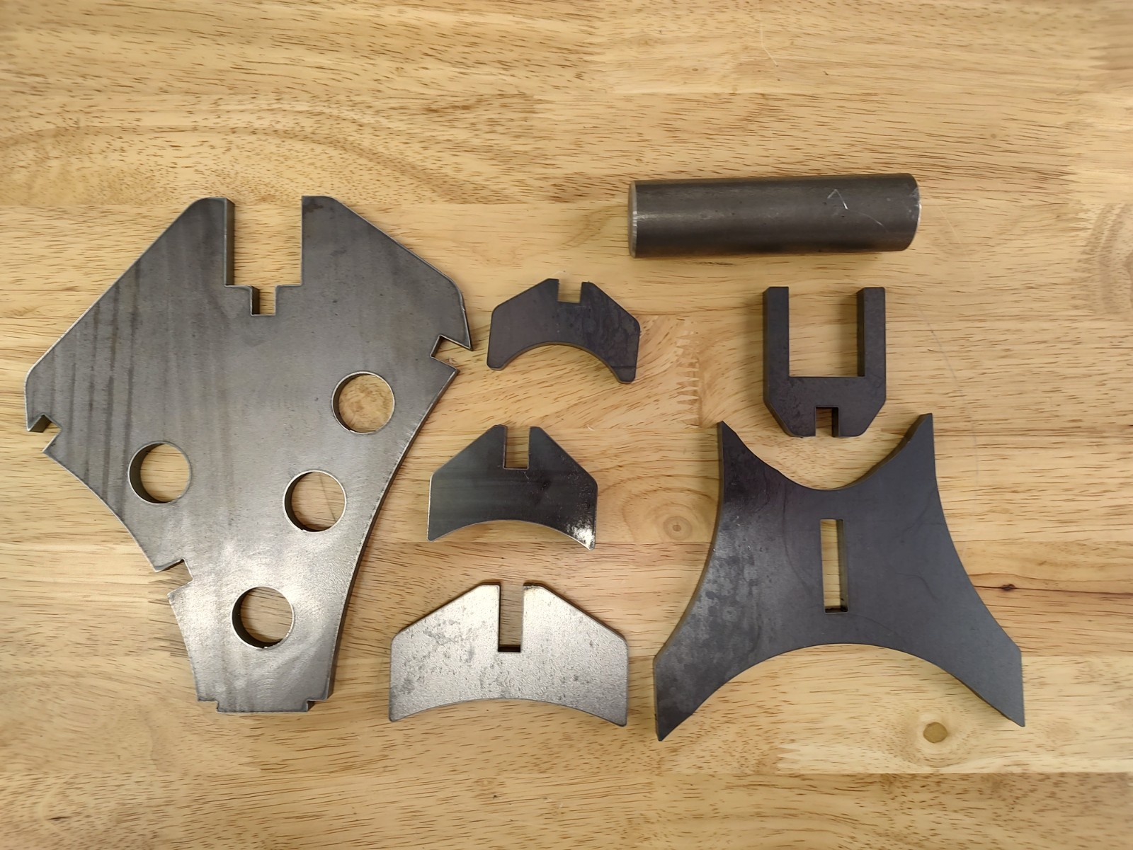 Pipe Welding Jig Roll Out Wheel 2" To 8" Long Sweep 90 Degrees Elbows Laser Cut