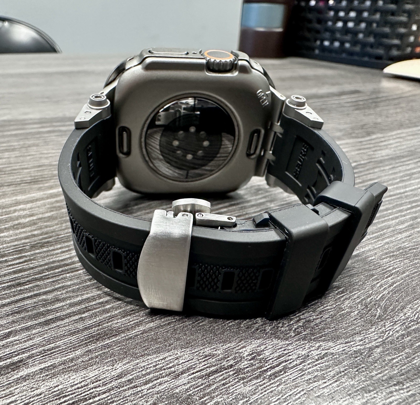 Titanium Sentinel Ultra Elite Mod Kit Apple Watch Ultra 49mm Case + B.Fly Clasp