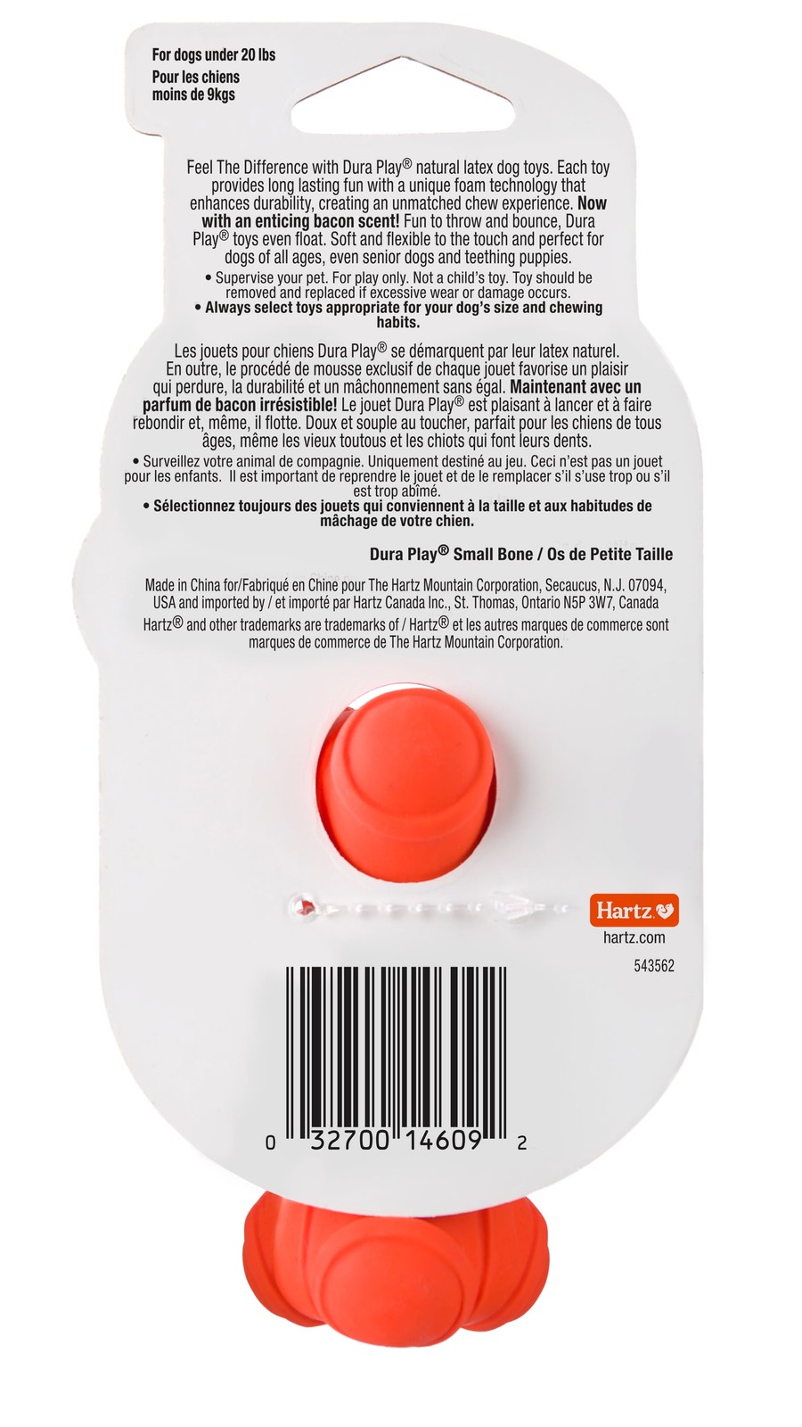 3 pack Dura Play Soft Dog Bone Toy Gentle Chewers Latex Assorted Colors