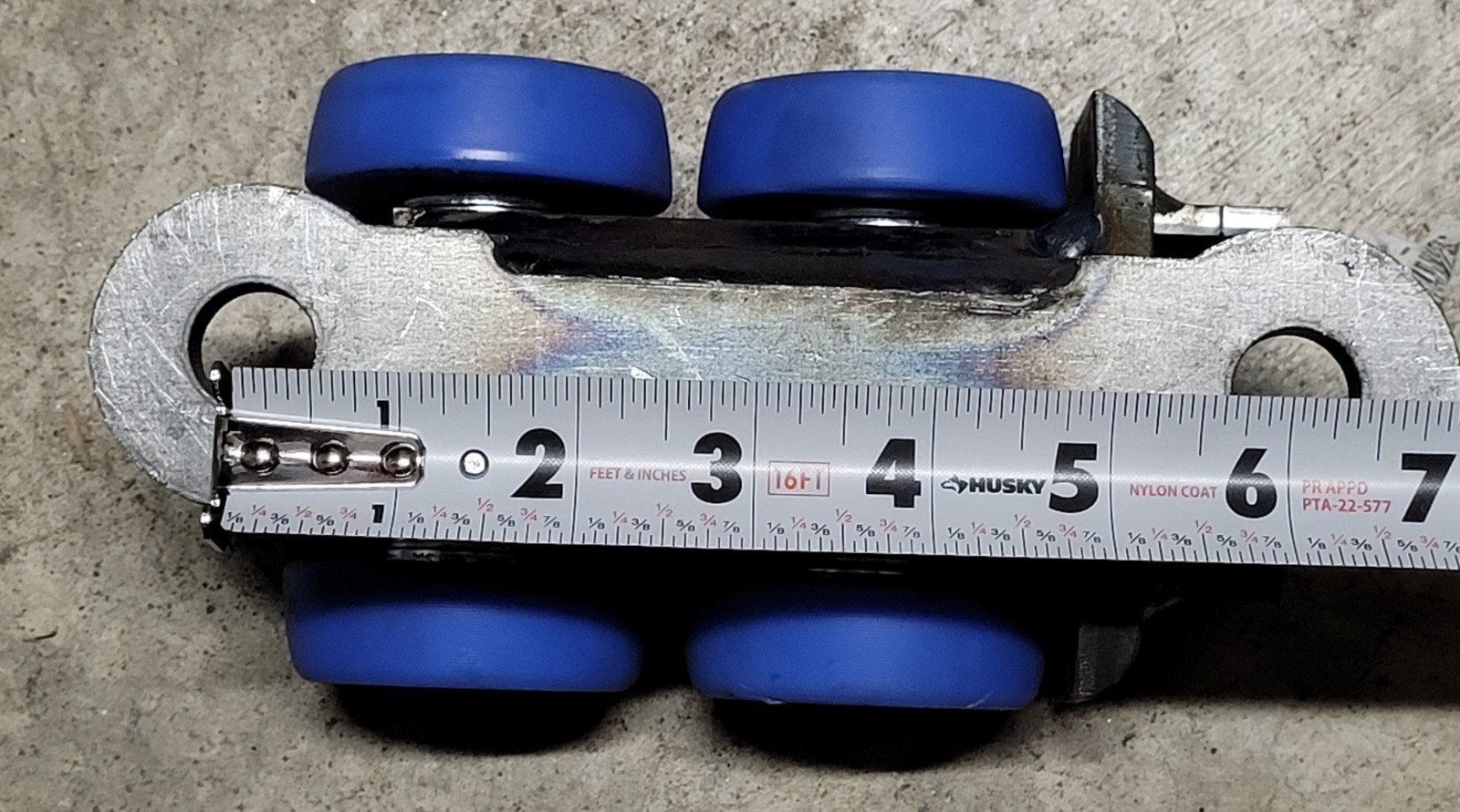 x2 Custom Made Dolly track skate wheels /Speed rail Linkable
