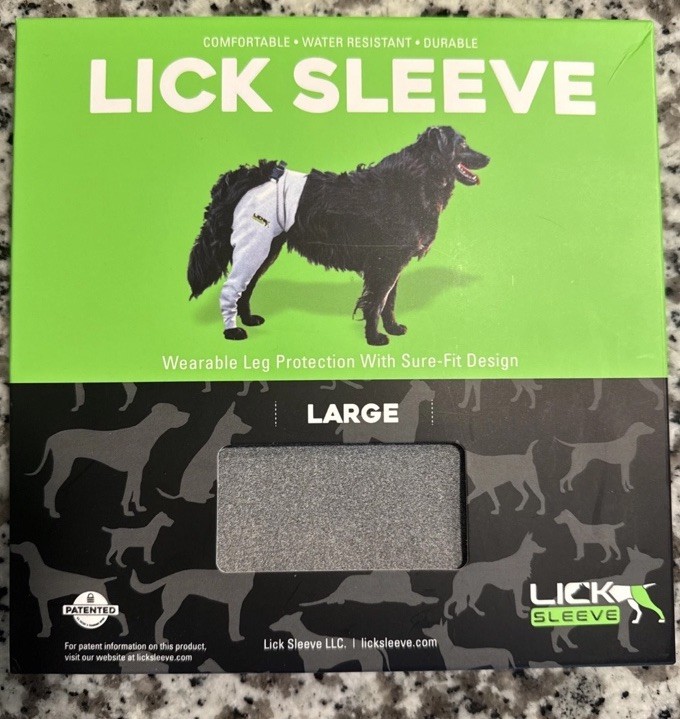 Lick Sleeve LARGE Dog Anti-Licking Leg Protection Sleeve