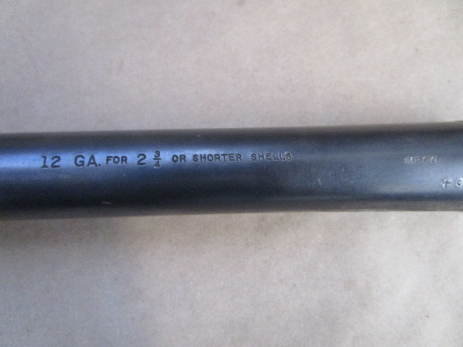 Remington 870 12GA 25.5 inch Plain shotgun barrel with Lyman Cutts installed