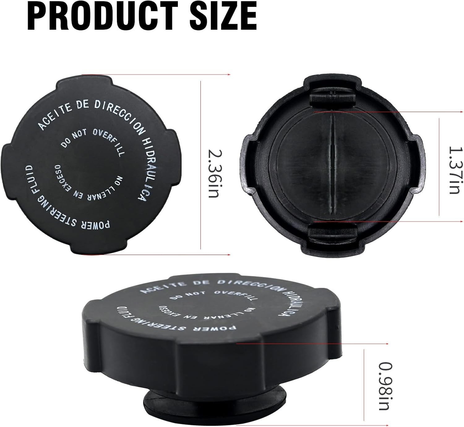 Power Steering Reservoir Cap Replacement for Qx56 Replacement for Altima Armada