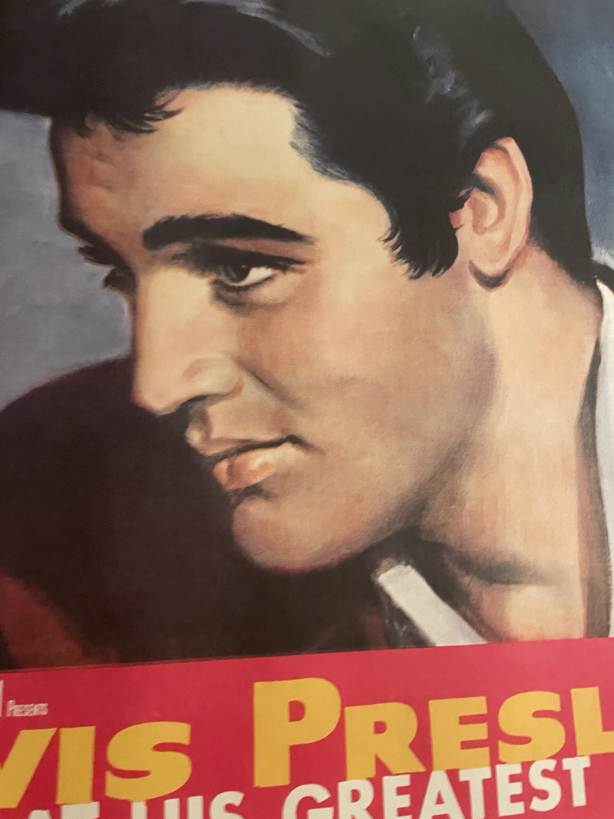 Elvis Presley at his Greatest MGM Movie Poster Jailhouse Rock 40” X 26” (Repro)