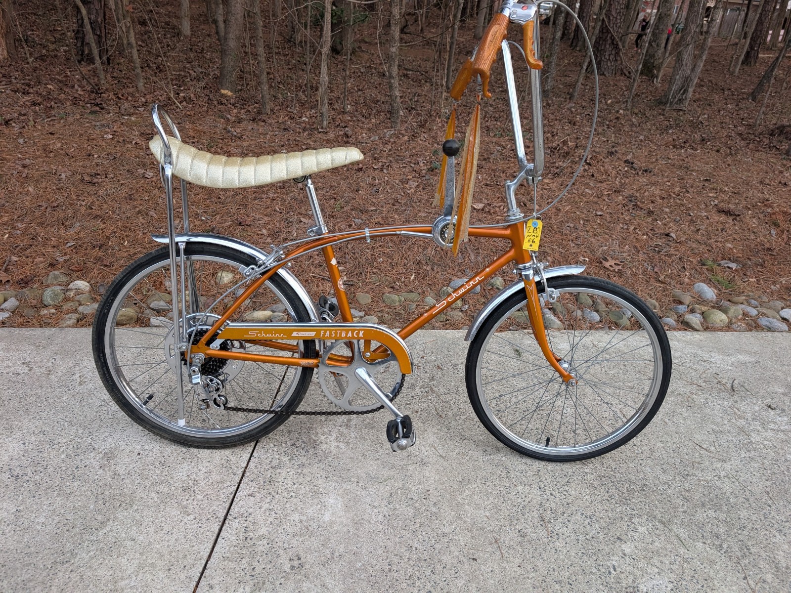 SCHWINN 1966 COPPERTONE Bicycle 5 speed FASTBACK STINGRAY 20 inch Bike ORIGINAL