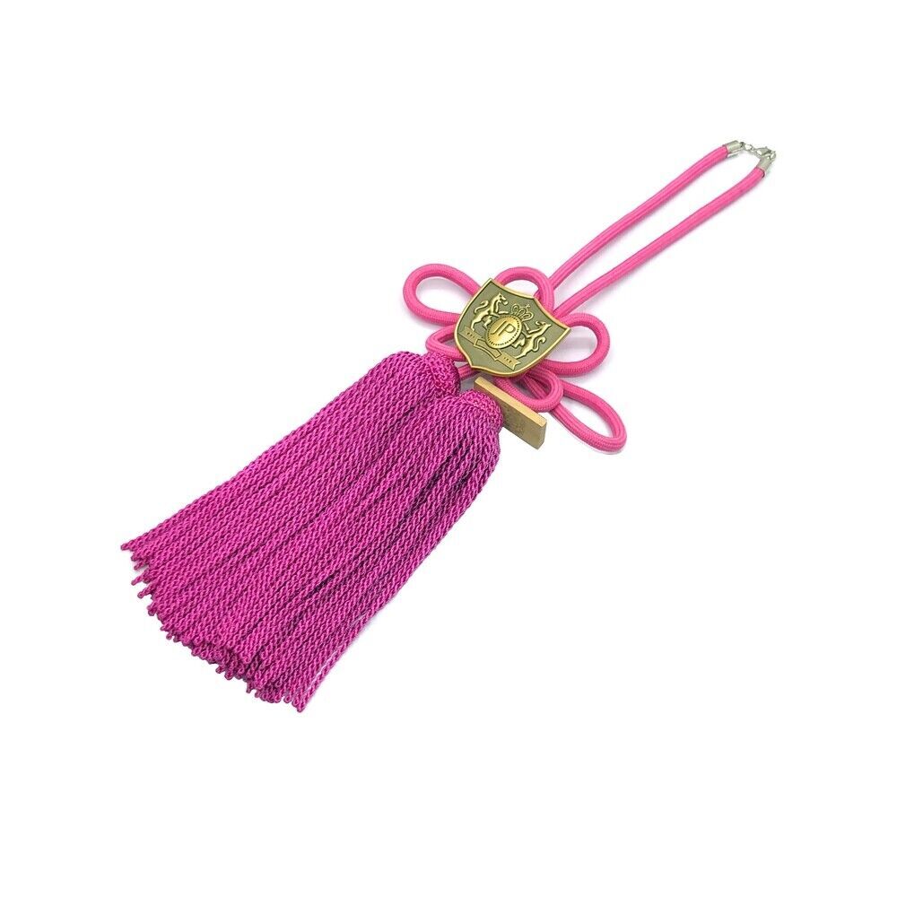 1Set JP Badge Junction Produce JDM Fusa Kiku Knot Luxury VIP Car Rearview Charms