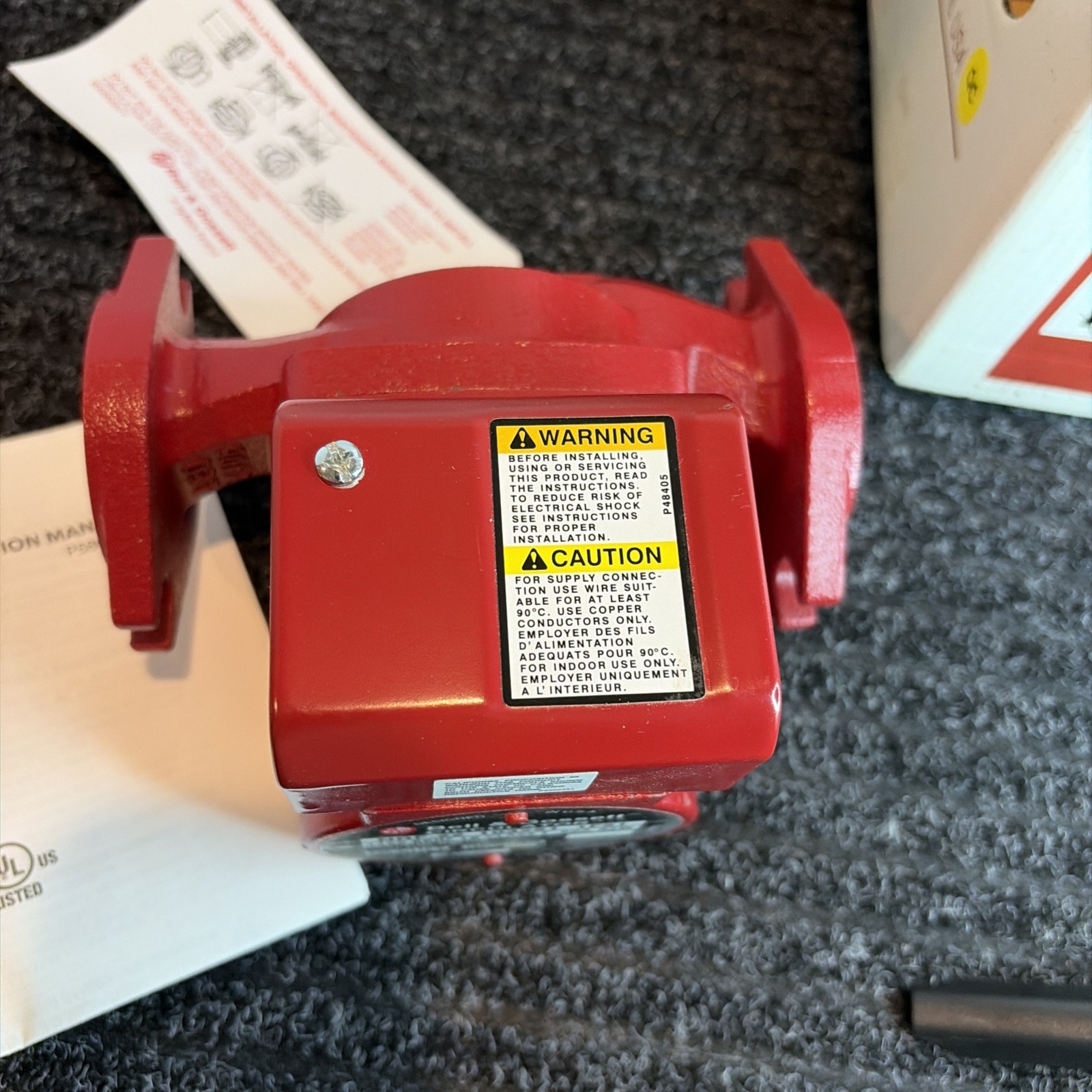 Bell & Gossett 103251 1/25 HP, NRF-22 Red Fox Circulator Pump - NEW