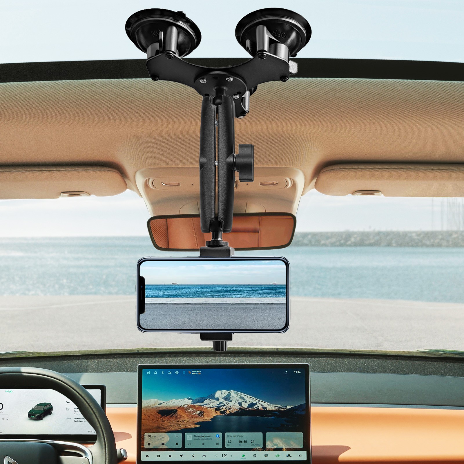 5.91" RAM Mount Aluminum Alloy Double Socket Arm Extension for 1" Ball Adapters