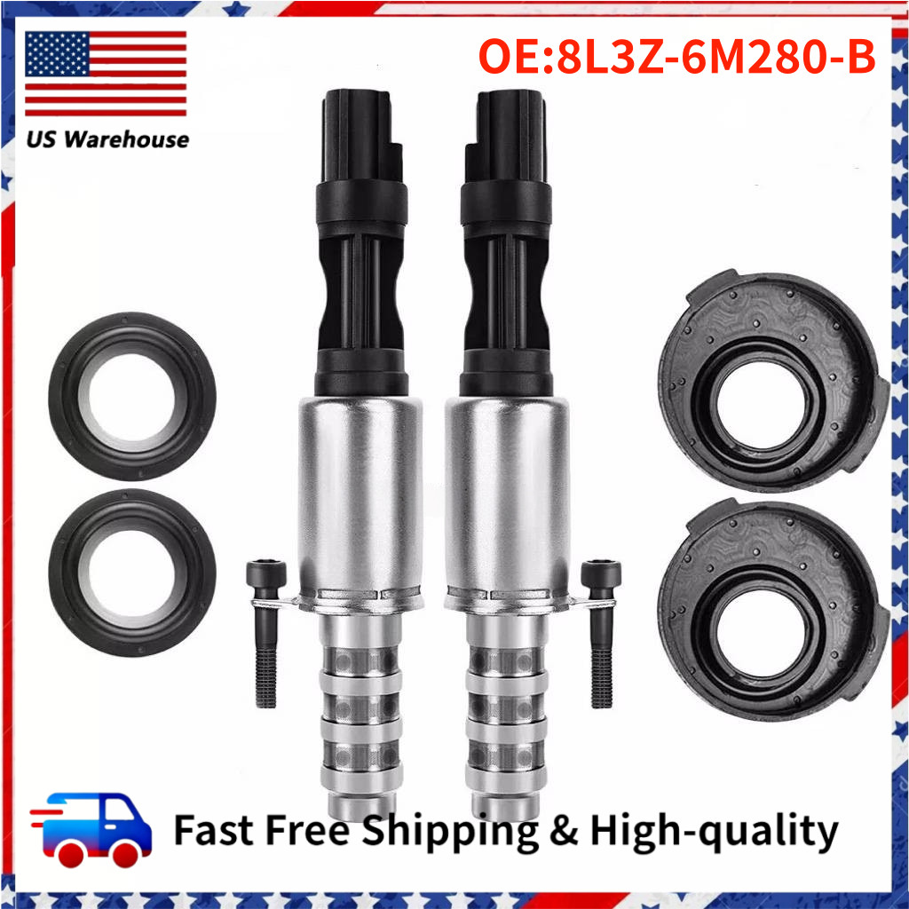 2PC OEM for Ford Solenoid 8L3Z-6M280-B VCT For 04-10 F-150 Expedition 4.6L 5.4L