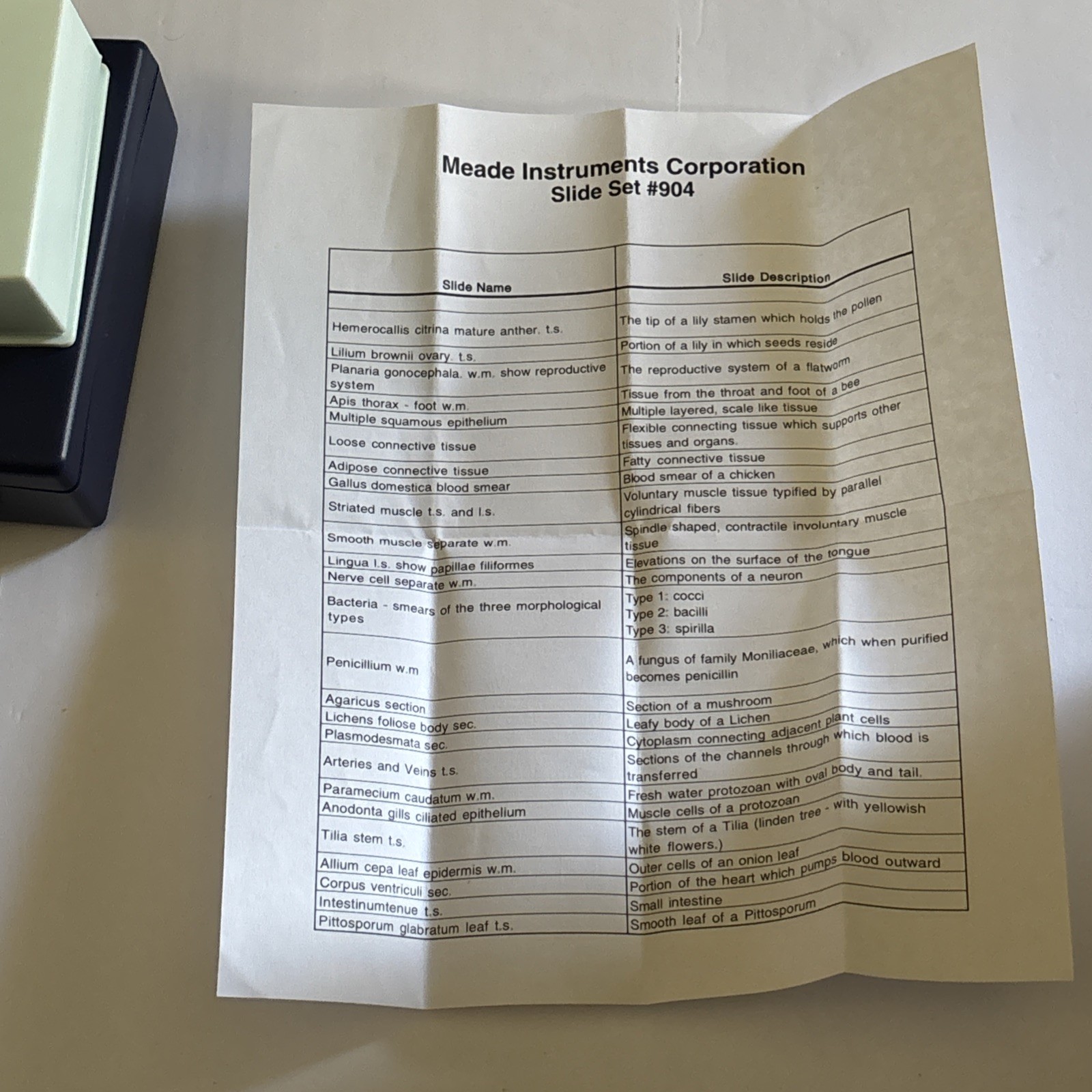 SUPER RARE Vintage Meade Readiview Handheld Microscope