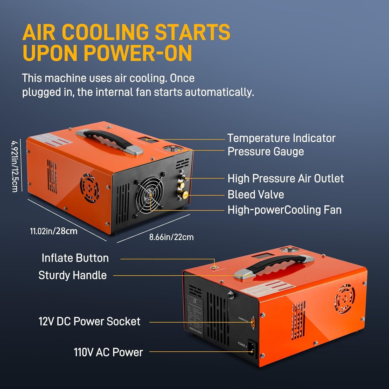 30MPA 4500PSI High Pressure Air Compressor Electric PCP Pump for Airgun Rifle