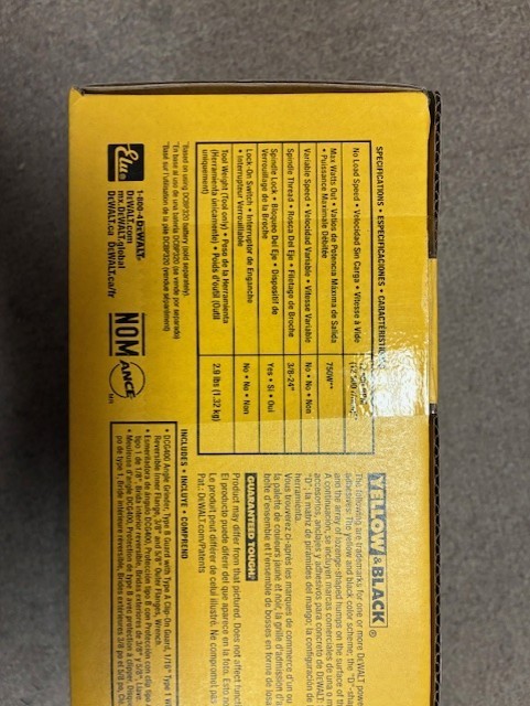 DEWALT ATOMIC 20V MAX 4 Inch Angle Grinder (Bare Tool) DCG400B CORDLESS