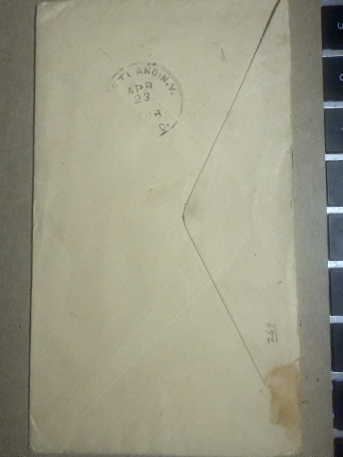 1898 4¢ Lincoln Brooklyn Duplex Killer Perfect Centered Scott 280 BIN $75.00