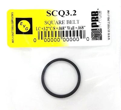 SCQ3.2, PRB Square Cut Belt for VCR, Cassette, CD Drive or DVD Drive SCQ 3.2