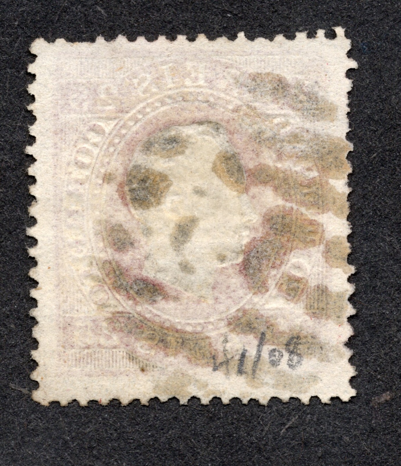 Portugal 1870-84 King Luiz 25 Reis rose Used VLH Scott Cat# 41