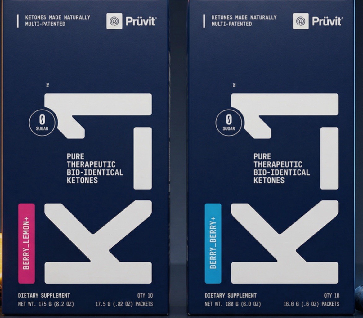 NEW K-1 Prüvit Ketones 10 Packets Charged  BERRY BERRY / FREE SHIPP Exp 2027
