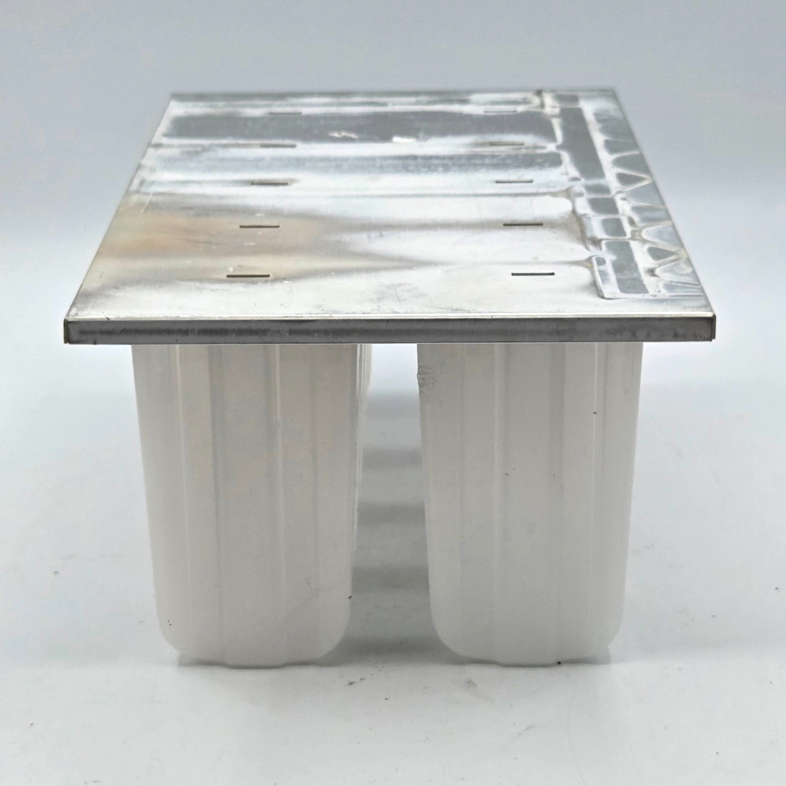 VINTAGE Stainless Steel And Plastic Popsicle Mold for 10 Ice Pops