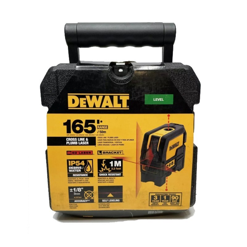 DEWALT DW0822 Self-Leveling Cross-Line and Plumb Laser Level