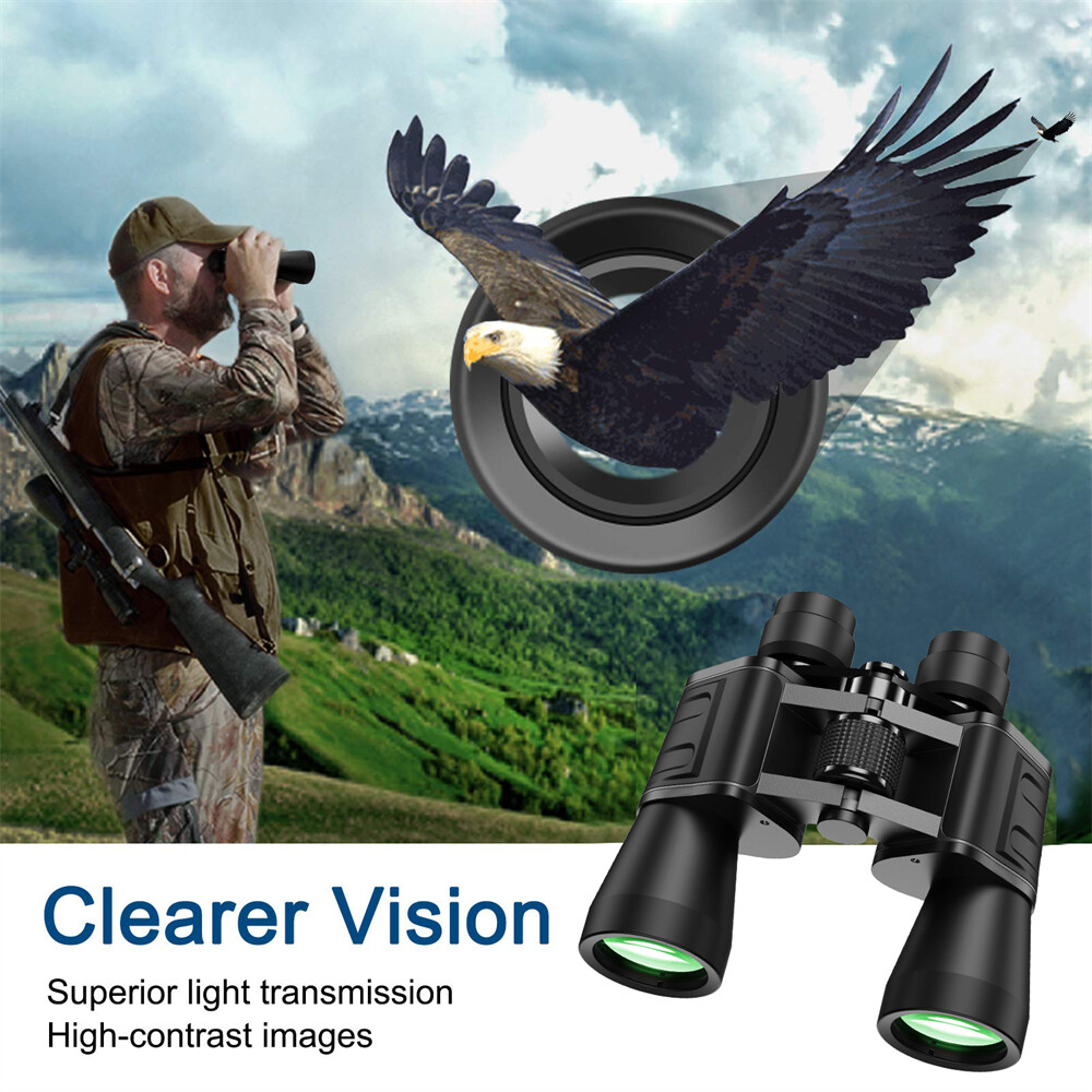 180x100 Military Zoom Powerful Binoculars Day/Low Night Hunting Camping Outdoor