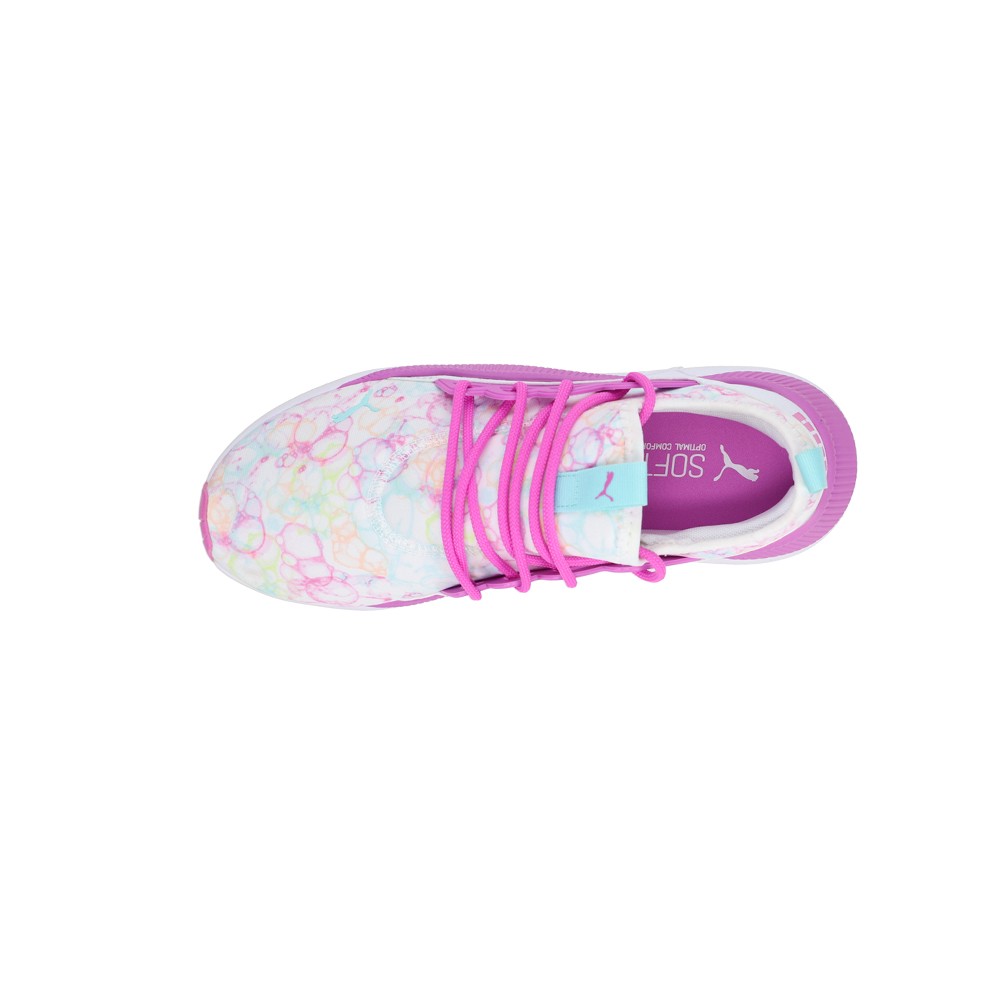 PUMA Pacer Future Allure Running Youth Girls Pink, White Sneakers Athletic Shoe