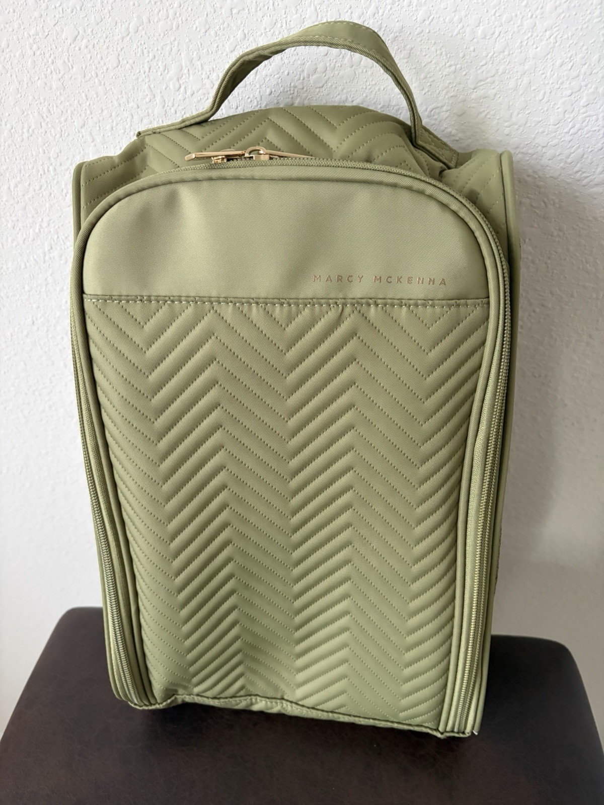 Marcy McKenna Hamptons 5-Piece Set Traveling Packing Cube Sage Green NWT