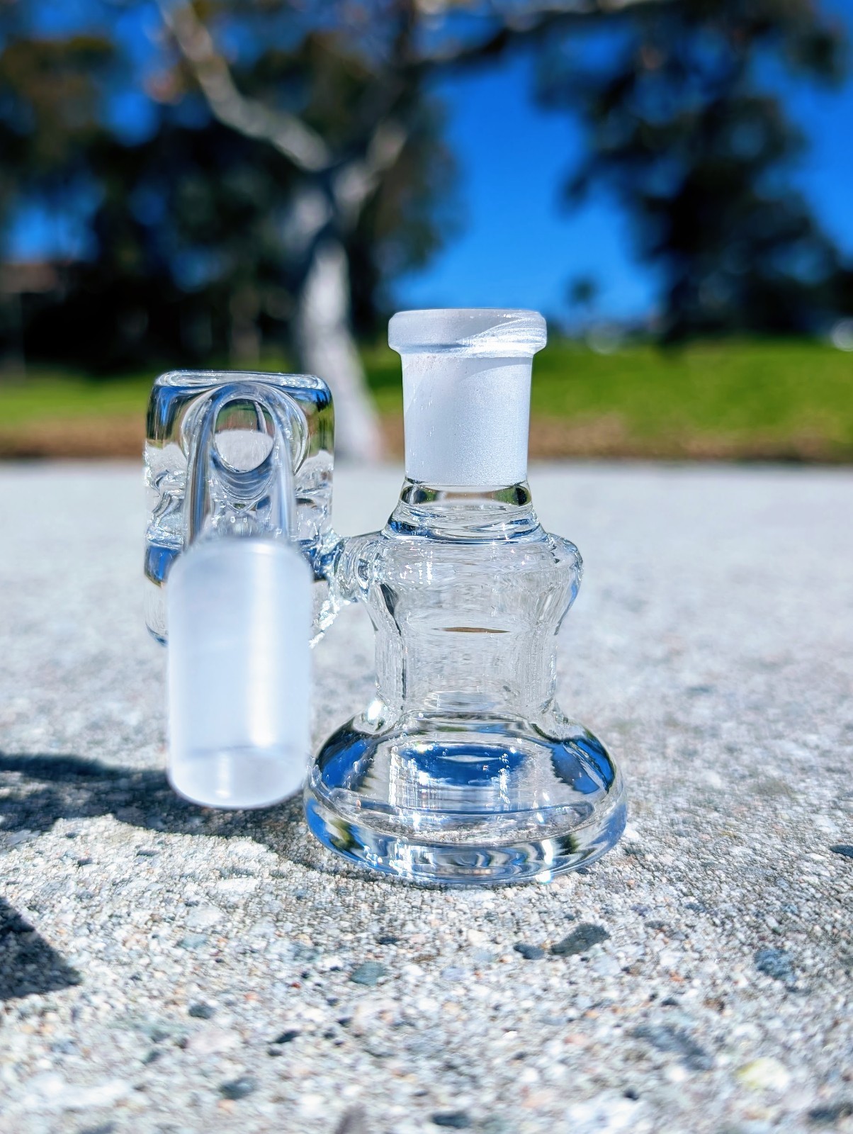 Turbine Perc 14mm 45° Premium Dry Ash Catcher Tobacco Water Pipe Bong Bubbler