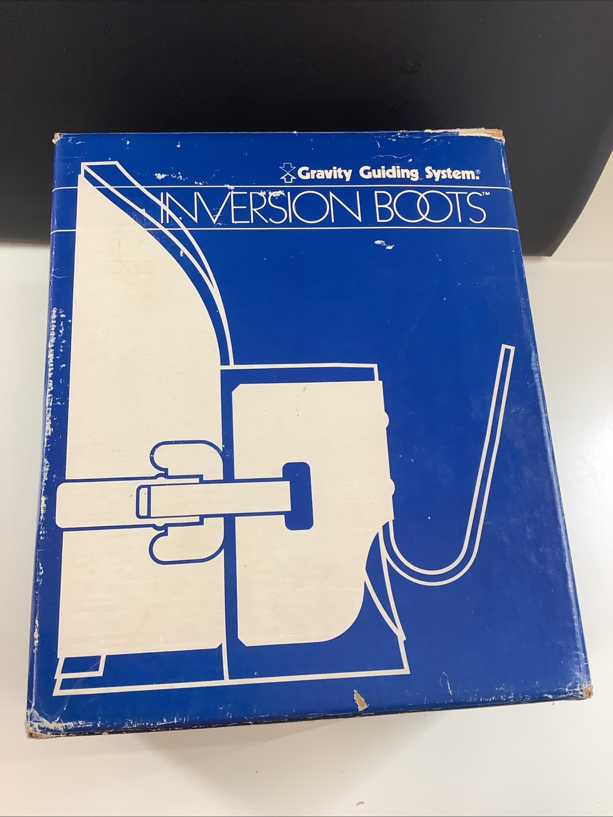 Vintage 1980’s Gravity Guiding System Metal Inversion Boots Ankle Holders w/ Box