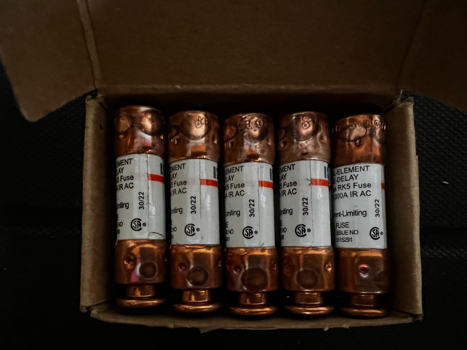 New Lot 10 Mersen Shawmut TR30R 30 Amp Fuses Buss FRN R 30 250V NEW LOOK NIB