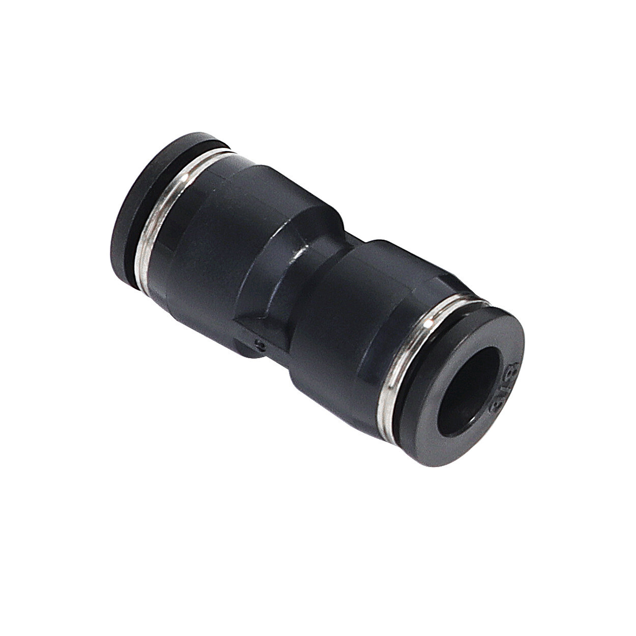 Straight Air Line Union Push To Connect Air Fittings Fits 1/4" Od Pneumatic 5Pcs