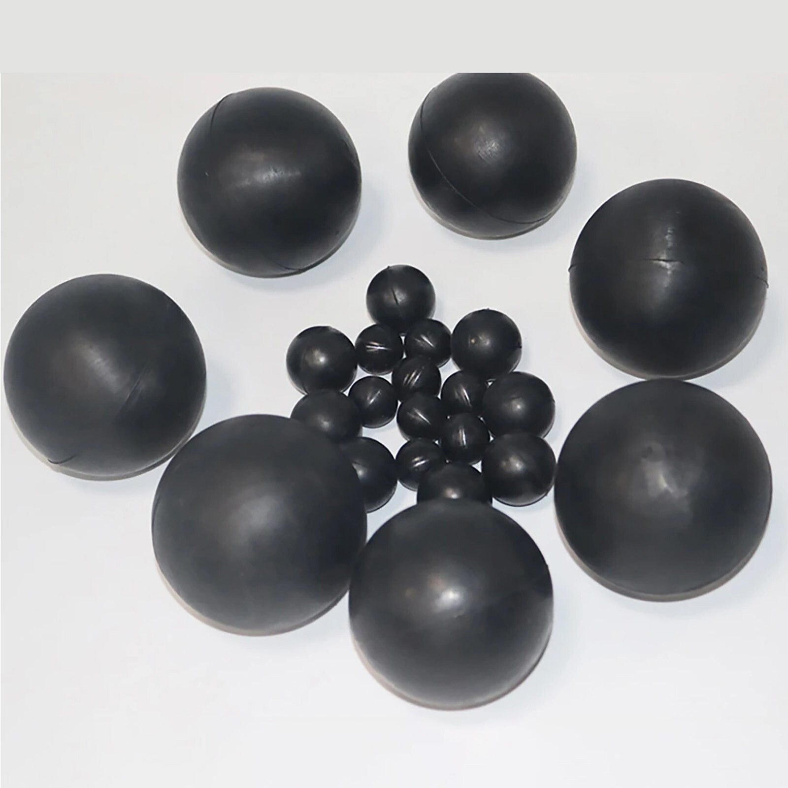 Nitrile Rubber Balls 2mm 2.5mm ~ 100mm Black Round Solid Rubber Ball Bouncy Ball