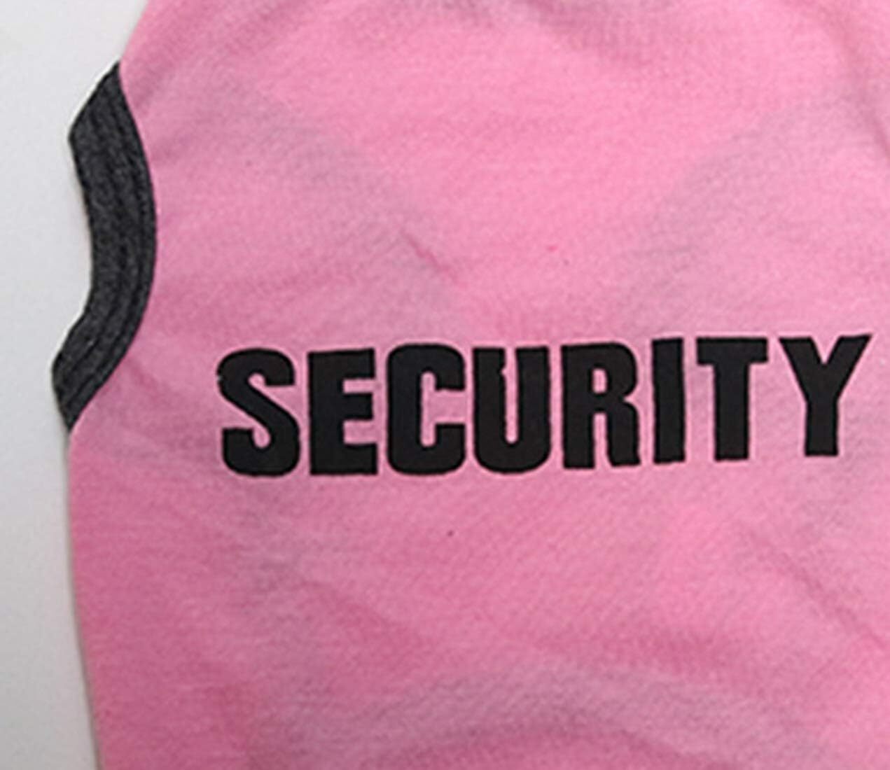 Security Dog T-Shirt Dog Shirt Dog Vest Puppy Shirts Cat Top Tee Puppy Clothing