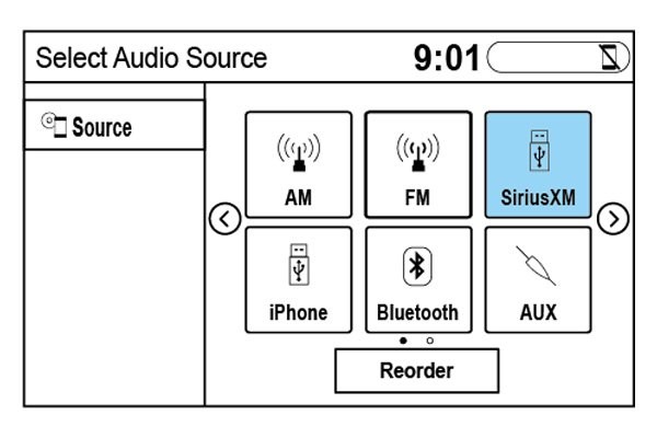 VAIS Technology GSR SiriusXM Satellite Radio interface