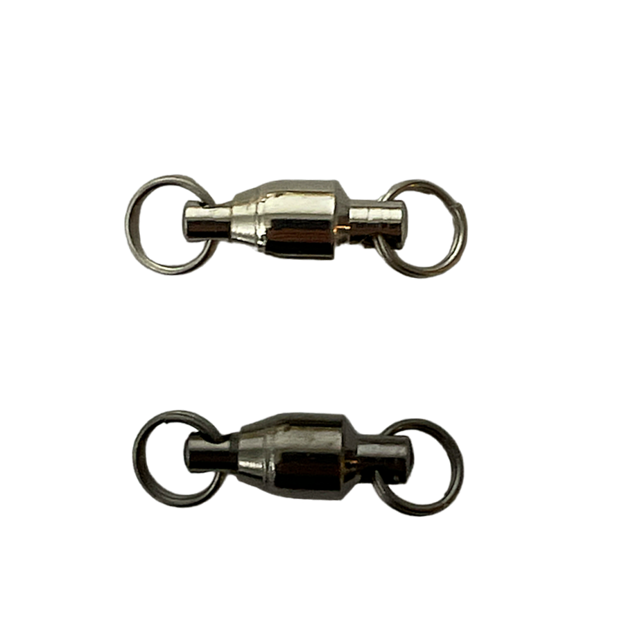 Ball Bearing Swivel with Split Rings - Sizes #0 thru #4